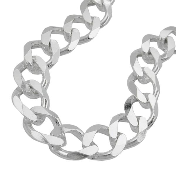 Armband 11x2mm Weitpanzer Silber 925 21cm