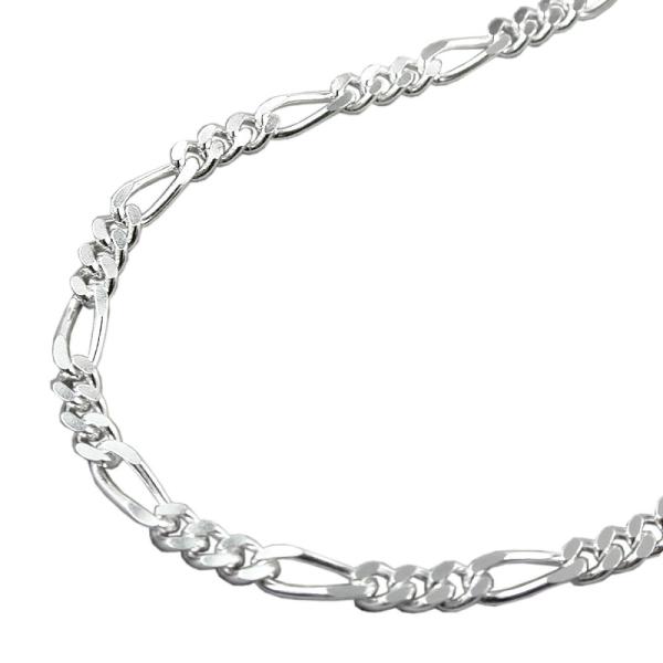 Armband 3mm Figarokette Silber 925 21cm