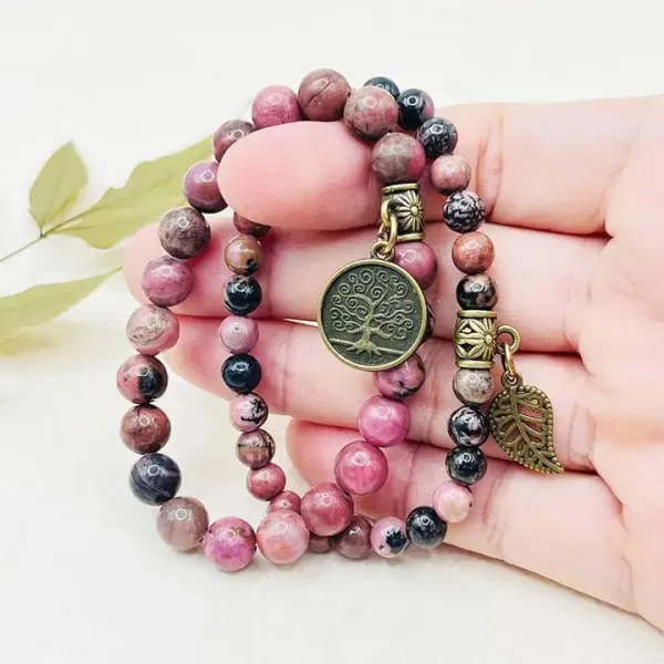 Mahagoni-Obsidian-Kreativitätsarmband