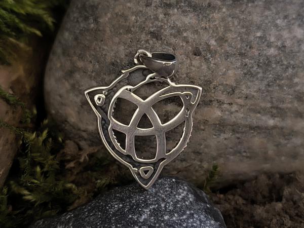 Ouroboros Drache – rhodiniert Silber 925 Anhänger