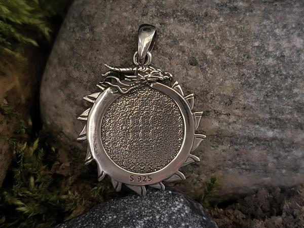 Vegvisir Drachenkompass – Silber 925 Anhänger
