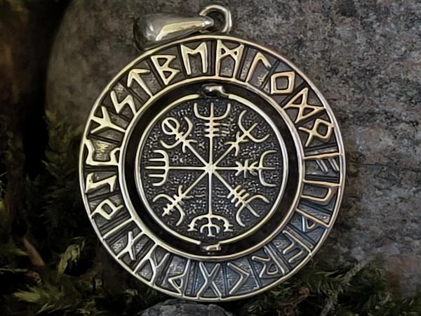 Valknut & Vegvisir – Silber 925 Anhänger
