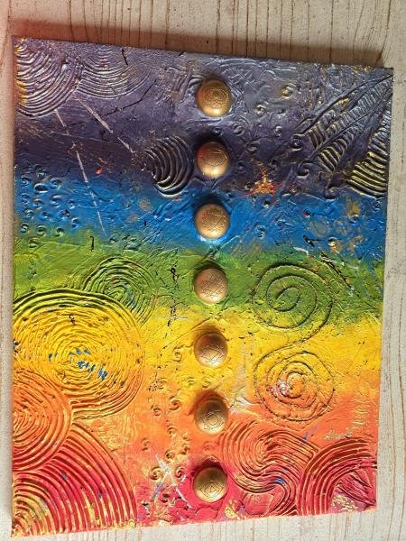 Wandbild "Die sieben Chakren"