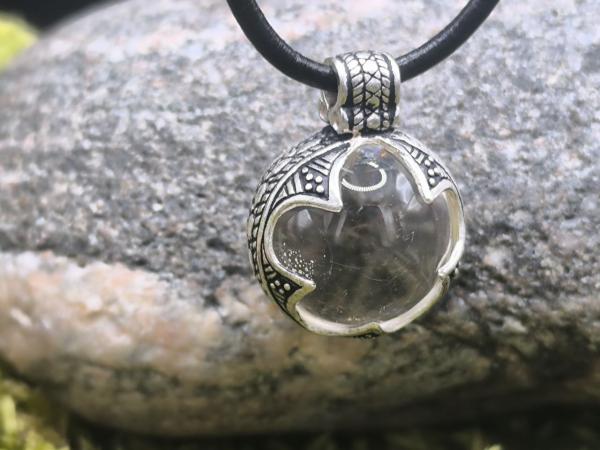 Gotland-Sphäre echt versilbert – Wikinger Anhänger nach historischem Vorbild