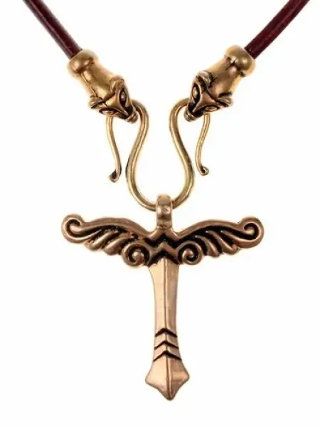 Collier "Wiesel" mit Irminsul-Anhänger