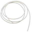 Lederband Rundschnur Rindleder 2mm weiß gefärbt ca. 1m