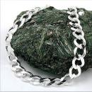 Kette 11x2mm Weitpanzer Silber 925 50cm