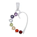 Herz-Chakra-Anhänger mit Edelsteinen