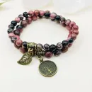 Mahagoni-Obsidian-Kreativitätsarmband