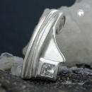 Anhänger 16x7mm Zirkonia glänzend Silber 925