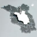 Anhänger 20x14,5mm BRD-Bundesland Brandenburg glänzend Silber 925