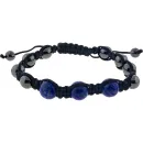 Magnetisches Hämatit-Armband — Lapis Lazuli