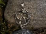 Ouroboros Drache – rhodiniert Silber 925 Anhänger