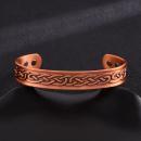 Kupferarmband Keltischer Knoten – Verstellbar | 12 mm Breit | ca. 38 g | Symbolarmband