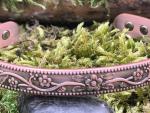Kupferarmband Blumen ca. 10 mm – mit Magneten – ca. 26 g