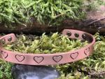 Kupferarmband Herzen ca. 7,8 mm – mit Magneten – ca. 22 g