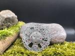 Fränkische Zierscheibe von Limons versilbert – Merowingerzeitlicher Anhänger